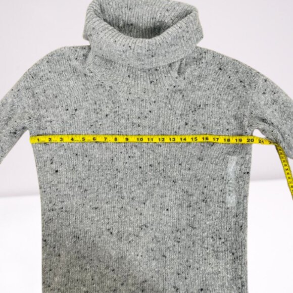 Lauren Ralph lauren NWOT Wool Blend Turtleneck Soft Sweater Dress S Light Gray - Picture 7 of 9